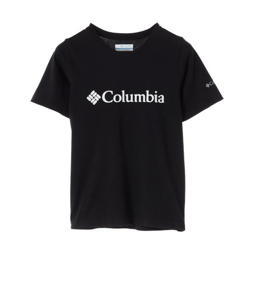コロンビア（Columbia）ジュニア 半袖Tシャツ カットソー バレークリークショートスリーブ グラフィックTシャツ AB7178 009 ブラック