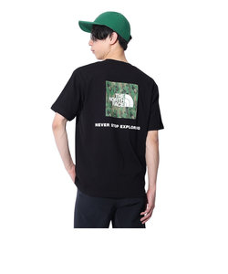 ノースフェイス（THE NORTH FACE）Tシャツ 半袖 TNF SQAR LOGO スクエアロゴ NT32441X 黒 ブラック