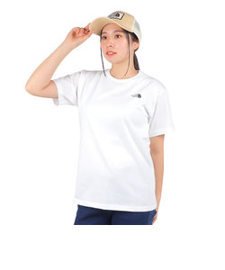 ザ・ノース・フェイス（THE NORTH FACE）Tシャツ 半袖 BACK SQ LOGO スクエアロゴ NTW32447 白 ホワイト