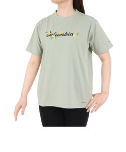 コロンビア（Columbia）半袖Tシャツ カットソー チャールズドライブショートスリーブTシャツ PL0224 348 グリーン