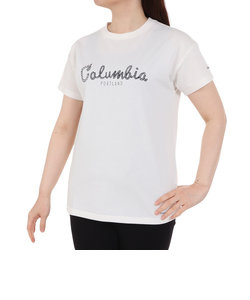 コロンビア（Columbia）半袖Tシャツ カットソー ヤハラ フォレスト ショート スリーブ Tシャツ PL0227 125 ホワイト