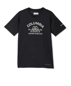 コロンビア（Columbia）ジュニア 半袖Tシャツ カットソー マウントエコーショートスリーブグラフィックTシャツ AB6637 009 ブラック