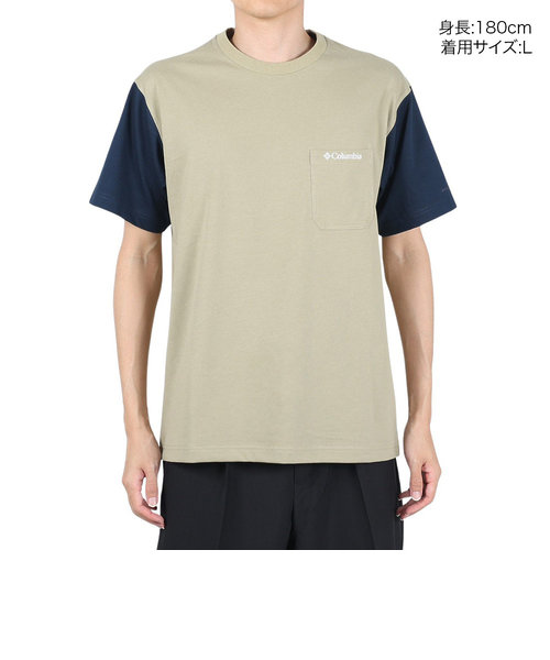 コロンビア（Columbia）半袖Tシャツ ヤハラフォレストポケットショートスリーブクルー PM1989 361 | Victoria  L-Breath u0026mall店（ヴィクトリアエルブレス）の通販 - u0026mall