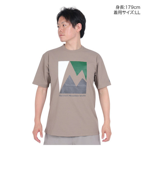 マーモット（Marmot）半袖Tシャツ Crack-T TSSMC405-BWT | Victoria L-Breath  u0026mall店（ヴィクトリアエルブレス）の通販 - u0026mall