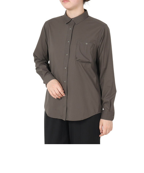 マーモット（Marmot）長袖シャツ Ws Light Lipsop Shirts TSSMR406-BLK