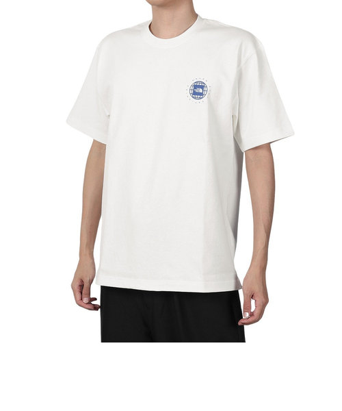 ノースフェイス（THE NORTH FACE）Tシャツ 半袖 ショートスリーブジオスクエアロゴTシャツ 綿 100% NT32451 OW