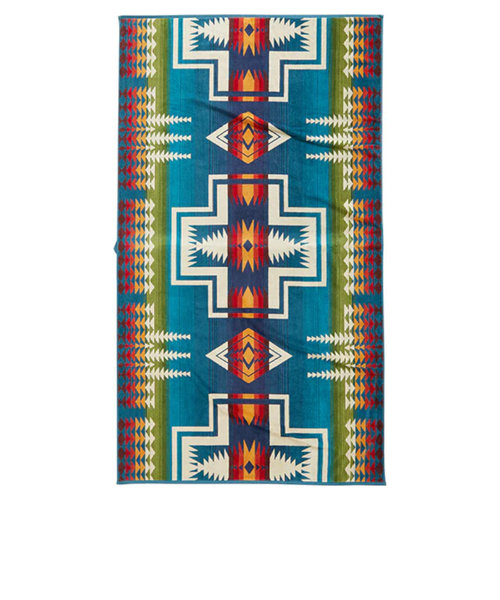 ペンドルトン（PENDLETON）ジャガードバスタオル オーバーサイズ センチュリーハーディングロイヤルブルー 19373185079000