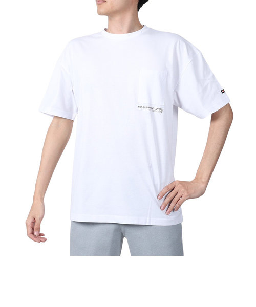 ボンファイア（Bonfire）WATERFALL 半袖Tシャツ 50BNF4SCD2309 WHT