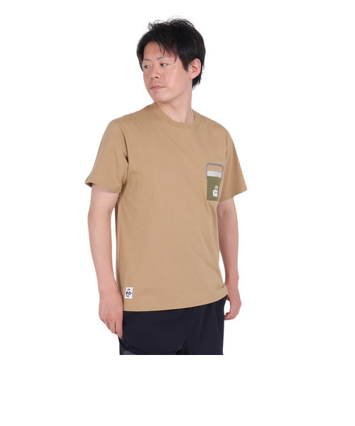 チャムス（CHUMS）キャンパークーラーポケットTシャツ CH01-2360-B001