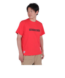 チャムス（CHUMS）ウッドブロックプリントTシャツ CH01-2369-R001