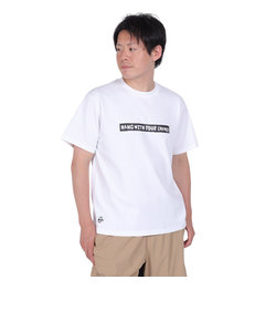 チャムス（CHUMS）ウッドブロックプリントTシャツ CH01-2369-W001