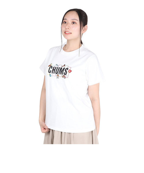 チャムス（CHUMS）ワット トウドゥ イン キャンピングTシャツ CH11-2361-W001
