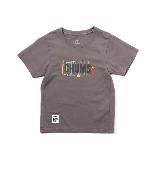 チャムス（CHUMS）ジュニア ワット トゥドゥ イン キャンピングTシャツ CH21-1314-G004