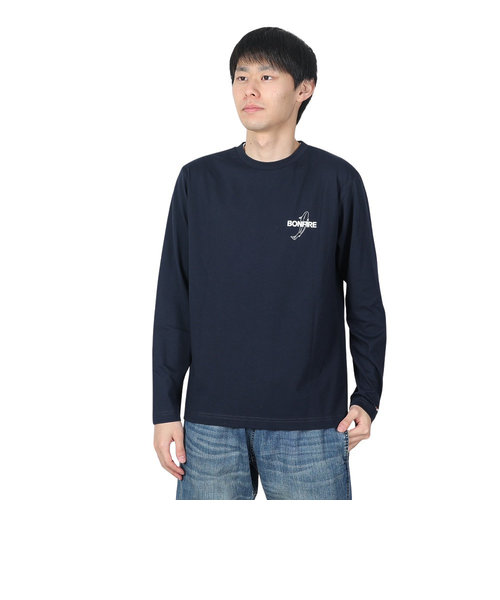 ボンファイア（Bonfire）RAINBOW TROUT 長袖Tシャツ 50BNF4SCD2311 NVY