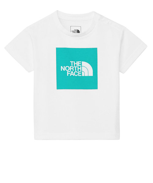 ノースフェイス（THE NORTH FACE）半袖Tシャツ ベビー カラード スクエア ロゴTシャツ NTB32361 WG