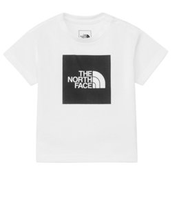 ノースフェイス（THE NORTH FACE）半袖Tシャツ ベビー カラード スクエア ロゴTシャツ NTB32361 WK