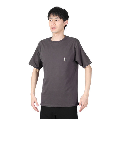 クリフメイヤー（KRIFF MAYER）キャンプラビット 半袖Tシャツ ミニ刺繍 2347804-17 CHARCOAL