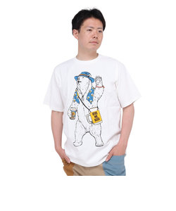 ゴースローキャラバン（GOSLOWCARAVAN）USA/C フェスクマ 半袖Tシャツ 321909 WHT