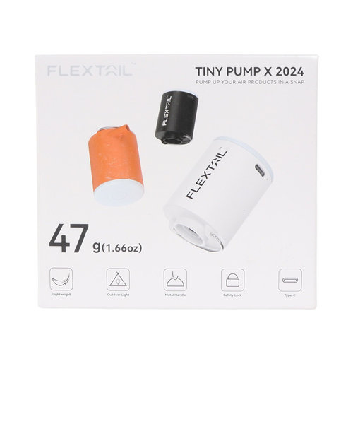 フレックステール（FLEXTAIL）エアーポンプ 電動 空気入れ タイニーポンプ Tiny Pump X BK