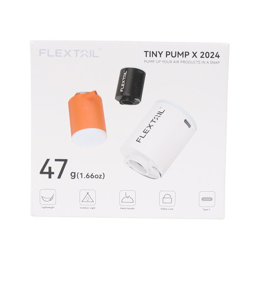 フレックステール（FLEXTAIL）エアーポンプ 電動 空気入れ タイニーポンプ Tiny Pump X WH