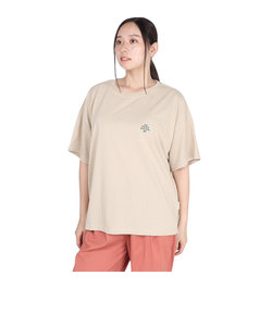 クリフメイヤー（KRIFF MAYER）ウエットプロテクト 半袖Tシャツ ワンポイント 2347882LX:20:BEIGE