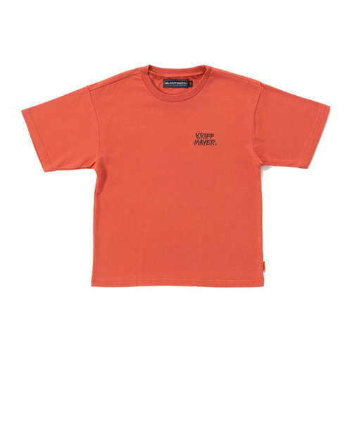 クリフメイヤー（KRIFF MAYER）ジュニア キャンプラビットバックプリント 半袖Tシャツ 2347851K-35:RED