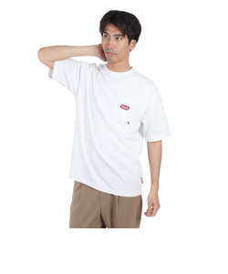 コールマン（Coleman）共地ポケット付き 半袖 Tシャツ X5430A WHT
