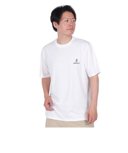 ワンポイント ロゴ 半袖Tシャツ G4SU-T096-WHITE