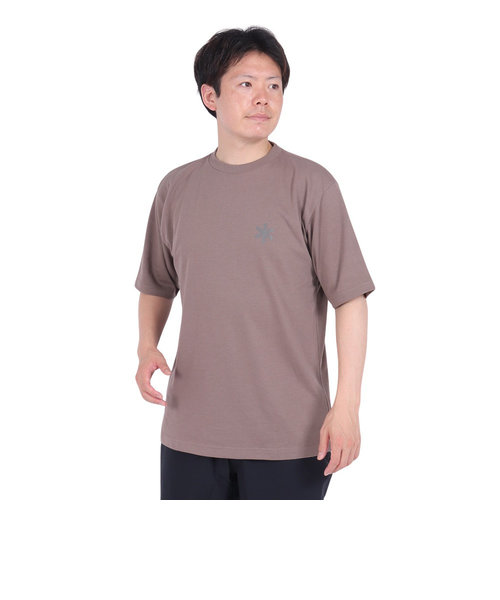 スノーピーク（snow peak）半袖 バック プリンテッド ロゴ Tシャツ SPE-TS-23AU002 GY