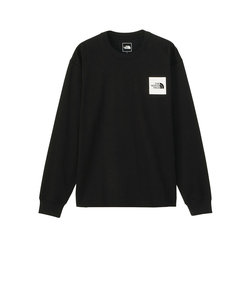 ザ・ノース・フェイス（THE NORTH FACE）長袖Tシャツ ロンT ロングスリーブ スクエアロゴ Tシャツ NT82334 K2