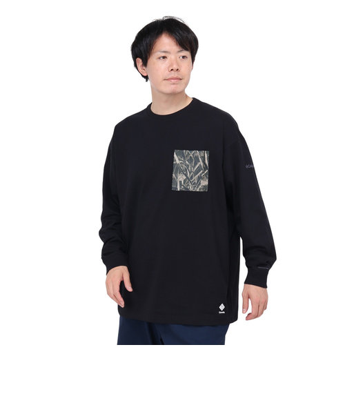 コロンビア（Columbia）ロンT Harbor to Valley ポケット付き長袖Tシャツ PM0455 010