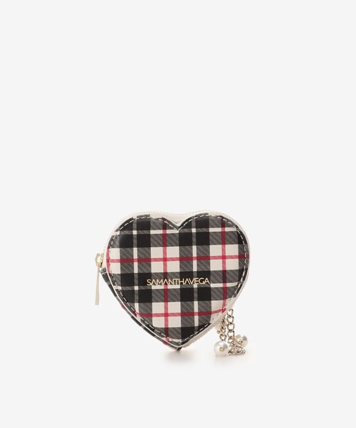 チェックハート型マルチケース | SAMANTHAVEGA（サマンサベガ）の通販  