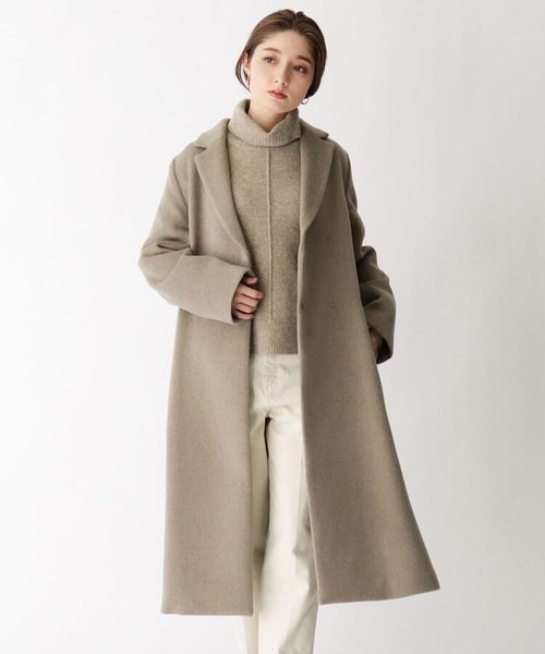 MaxMara ファー付き ガウンコート+rallysantafesinooficial.com