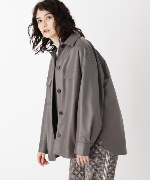 バルトロッシ エコレザー Cpoシャツジャケット Web限定サイズ Opaque Clip オペーク ドット クリップ の通販 Mall