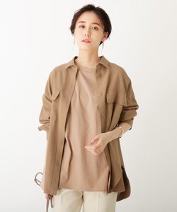 CAFFISI ドレープツイル リラクシーシャツジャケット【WEB限定カラー・サイズ】
