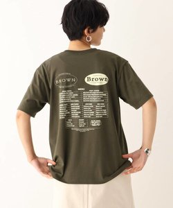 THEATRE PRODUCTS 別注 ブラウンメニュープリントスーベニアTシャツ