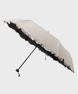 【晴雨兼用】フリル折り畳み傘