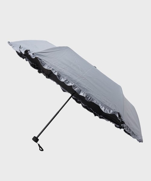 【晴雨兼用】フリル折り畳み傘