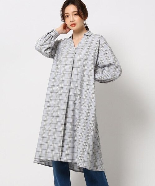 洗濯機可 吸水速乾 親子コーデ スキッパーシャツワンピース The Shop Tk ザショップティーケー の通販 Mall