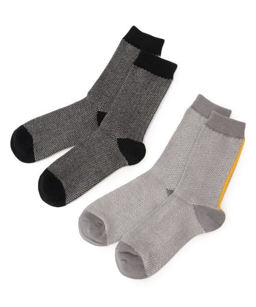 抗菌防臭 バックラインクルー丈ソックス2足set The Shop Tk ザショップティーケー の通販 Mall