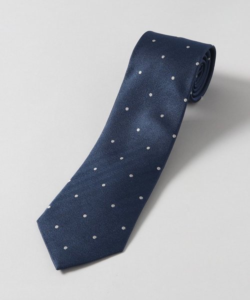 シルクポルカドットTIE