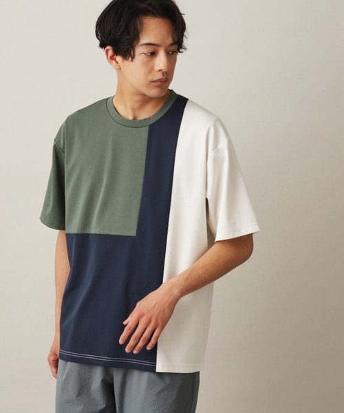 ポンチパネル半袖Tシャツ