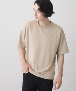 冷感ポンチステッチTシャツ 接触冷感／リラックスシルエット