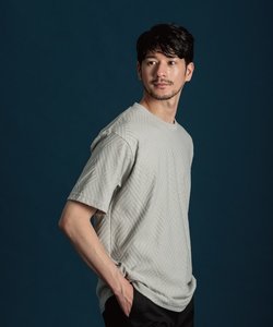 【ご好評につき再入荷！】リンクスジャカード半袖Tシャツ