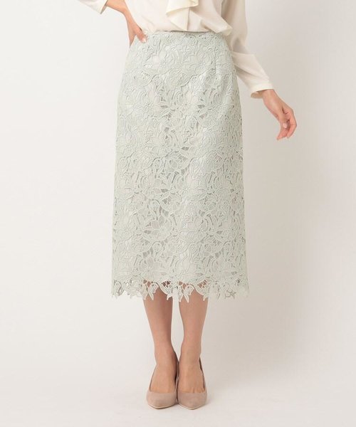 オンオフ使える フラワーレースタイトスカート | Couture brooch ...