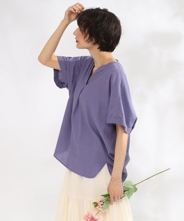 レディースのシャツ・ブラウス（パープル/紫色）通販 | &mall（アンド