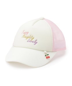 チェリーチャーム付きメッシュCAP