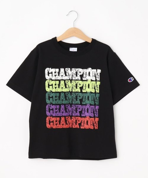 【Champion】カラフルロゴTシャツ