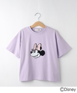 【DISNEY】スパンコール刺繍Tシャツ