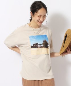 【洗える/プチプラ/綿100％】グラフィック半袖ゆるTシャツ
